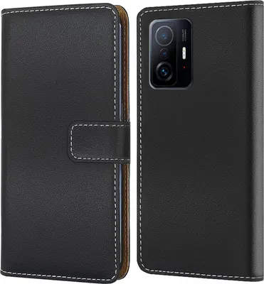 Produktbild von Handy Tasche für Xiaomi 11T / 11T Pro Schutzhülle Bookstyle Etui Klapphülle Wallet Flip Cover Case Schwarz