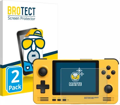 Produktbild von 2x BROTECT Schutzfolie für Retroid Pocket 2 Displayschutz Displayschutzfolie Folie Matt Entspiegelungsfolie