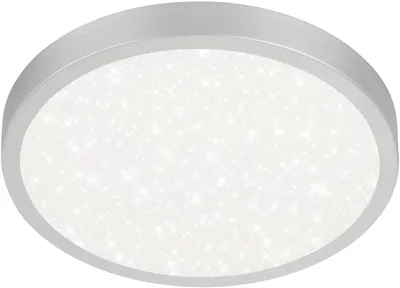 Produktbild von LED Deckenleuchte Sternenhimmel 24W silber Metall-Kunststoff Ø 38 cm Briloner