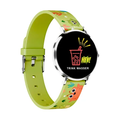 Produktbild von SMARTWATCH XCOAST KIDS LINO-Time Grün - AMOLED Display, 6.9mm Gehäusehöhe, Wasserdicht, 6 Tage Akkulaufzeit, Spiele, SOS-Knopf und Telefonfunktion