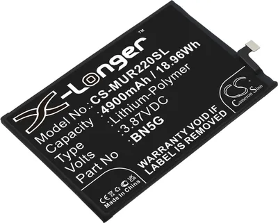 Produktbild von TECHTEK Akku Kompatibel mit [Redmi] 10A, 10C, 220233L2C, 220233L2G, 220233L2I, 220333QAG, 220333QBI, 220333QNY, für [Xiaomi] 220233L2C, 220233L2G, 2