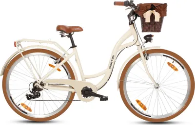 Obrázok produktu pre Mestský bicykel Goetze Mood Alu 28" – 7 rýchlostí, hliníkový rám 18", LED osvetlenie, košík