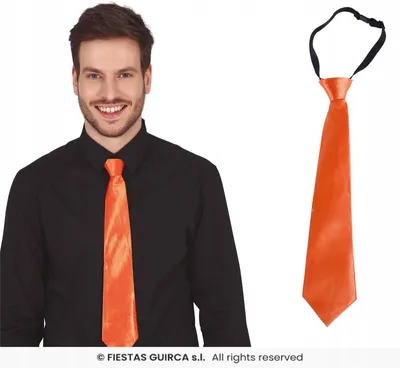Produktbild von Guirca Orange Krawat 45cm für Karneval