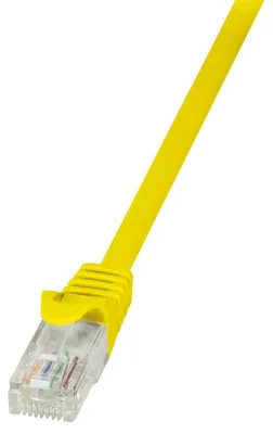 Productafbeelding van LogiLink CAT 6 patchkabel, U/UTP, EconLine, geel, 2 meter