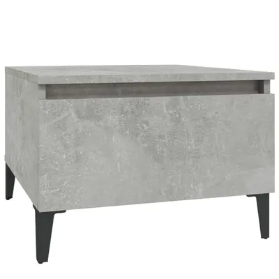 Obrázek produktu pro vidaXL Odkládací stolek Concrete Grey 50x46x35 cm Dřevěný materiál