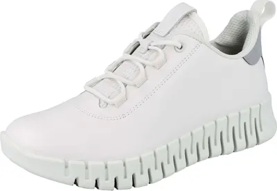 Produktbild von ECCO Gruuv W Damen Sneaker weiß hellgrau Glattleder : 38 Schuhgröße: 38