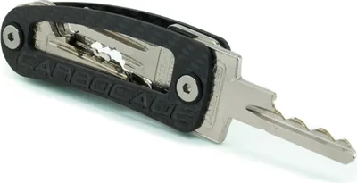 Produktbild von CARBOCAGE KEYCAGE - Key Organizer Carbon - Schlüsselorganizer - Schlüsselbund bis zu 14 Schlüssel - Schlüsselhalter - Organisation der Schlüssel