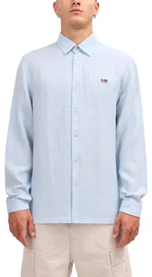 Image de NAPAPIJRI - Chemise pour homme Gilbert en lin - Taille S