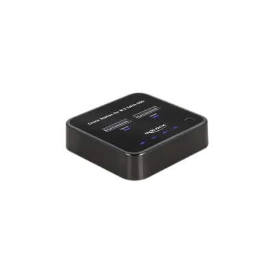 Produktbild von Delock - SSD-Dockingstation Schächte: 2 - M.2 - M.2 Card - USB-C 3.2 (Gen 2) - Schwarz