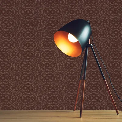 Produktbild von TADESSI Tapete Grafik Carlo M1-No.1602 Vliestapete Rot Gold Geometrisch Struktur Wohnzimmer Schlafzimmer Küche
