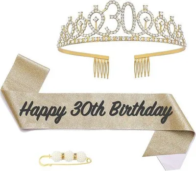 Productafbeelding van Sjerp en Tiara voor Verjaardag - Feestaccessoires en Decoraties voor Meisjes