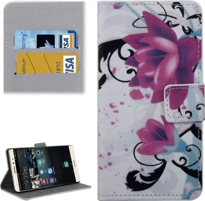 Produktbild von Handyhülle Tasche für Handy Huawei Mate S Lotusblume