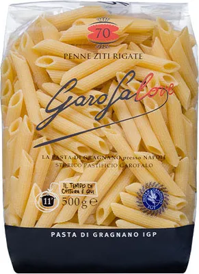 Produktbild von 16x Garofalo Pasta di Gragnano IGP Penne Ziti Rigate N.70 500g