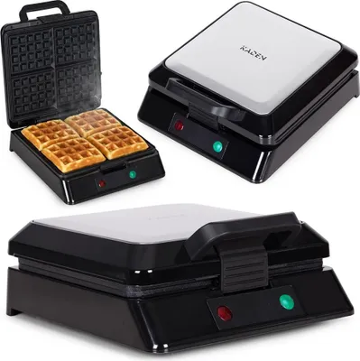 Obrázok produktu pre Vaflovač, 4 veľké vafle, nepriľnavý povrch, 1080-1300 W