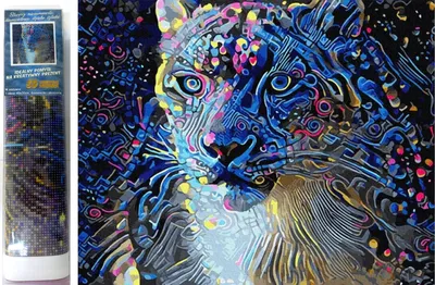 Obrázek produktu pro Norimpex Diamantové malování Lvice 30x40cm