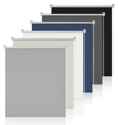 Produktbild von Verdunklungsrollo ohne Bohren Lichtgrau 85 x 200 cm