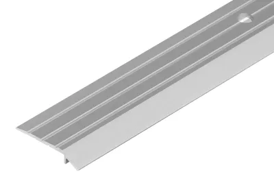 Zdjęcie produktu dla Profil progowy skośny aluminiowy 30x5mm Cezar Srebrny Mat 1m