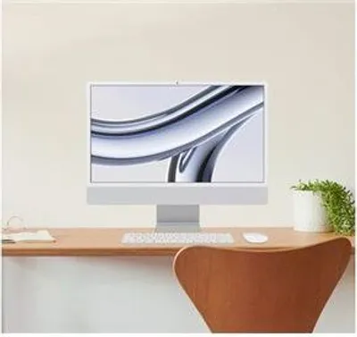 Produktbild von Apple iMac 24 Silver/8CPU/10GPU/8GB/256GB