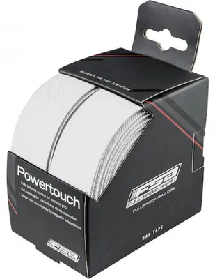 Immagine prodotto di FSA PowerTouch, nastro manubrio in gel, colore bianco - 3 mm, aderenza ottimale in tutte le condizioni atmosferiche.