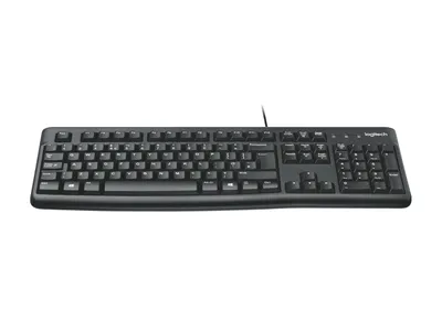 Obrázok produktu pre Logitech K120, Kábel, USB, QWERTY, Čierna