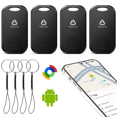 Obrázok produktu pre Bluetooth lokalizátor pre Android, balenie obsahuje 4 kusy