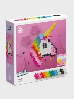 Produktbild von 9603929 - 250 Kreativ Bausteine Puzzle Einhorn