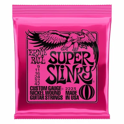 Zdjęcie produktu dla Ernie Ball P02223, Gitara, Stal, Prąd elektryczny, 6 szt.