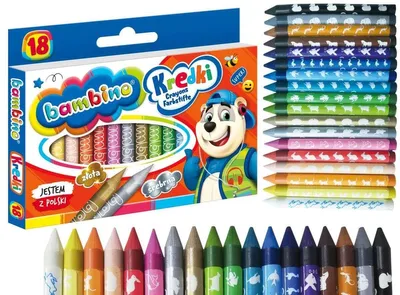 Produktbild von Bambino Buntstifte Buntstifte 18 Farben