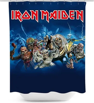 Produktbild von Iron Maiden Duschvorhang Wasted years multicolor Standard