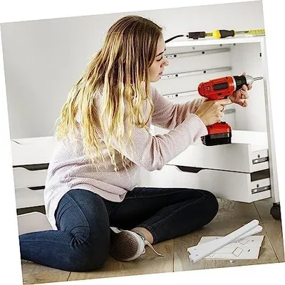 Produktbild von 2er Set Kunststoff-Schubladenschienen in Weiß