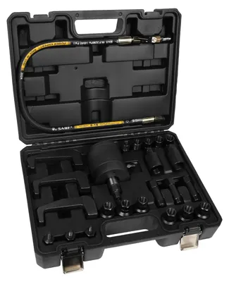 Produktbild von Diesel-Injektor-Abzieher - Pneumatischer Vibrationsauszieher - 24-teilig - Druckluftbetrieben - Professionelles Werkzeug für Autoreparaturen
