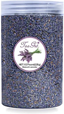 Immagine prodotto di Elzusha - Boccioli di lavanda essiccati - , adatti all'uso alimentare, confezione da (8 once)