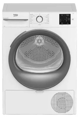 Image de Sèche-linge pompe à chaleur 60cm 9kg blanc - Beko - D3H19302W/1 - b300