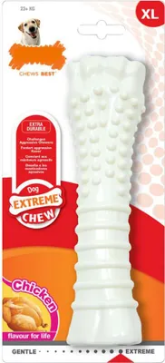 Productafbeelding van Nylabone Souper Kauwspeeltje voor honden, met kippensmaak. Één maat, kan variëren