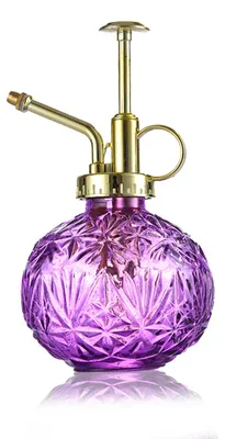 Glazen Sprühflasche 240 ml Retro lila gold
