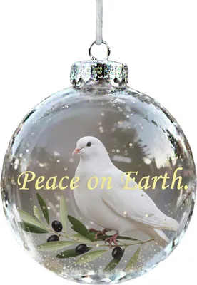 Produktbild von Weihnachtsbaumschmuck, Vogel, kugelförmiger Anhänger, Schneeflocken-Ornament, Weihnachtsbaumdekoration