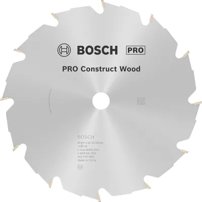 Produktbild von PRO Construct Wood Kreissägeblatt, 184 x 2,6 x 16 mm