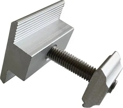 Immagine prodotto di Solarmi SCSD-30 Supporto per pannello solare SC centrale in alluminio argento (30 mm)