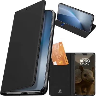 Produktbild von Handyhülle mit Klappe für Honor Magic8 Pro, Dux Ducis Skin Pro, Schwarz