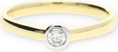 Produktbild von JuwelmaLux Ring 585/000 (14 Karat) Gold mit Brillant JL30-07-0880 52