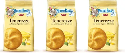 Produktbild von 3x Mulino Bianco tenerezze al limone kekse cookies kuchen mit Zitrone 200g