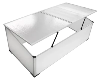 Produktbild von Frühbeet mit 2 Deckeln 110x55x41cm