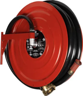 Produktbild von Schlauchhaspel Set f. Wandhydrant LINKS 30m Schlauch + Haspel + Anschluss links