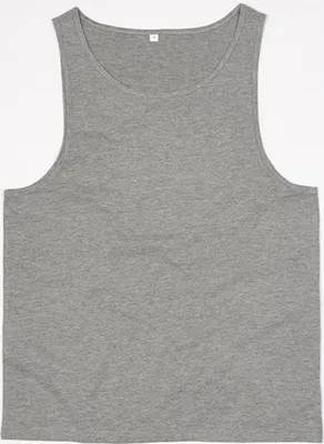 Produktbild von Mantis M133 | Herren One Drop Armhole Vest / ® Standard 100 - Farbe: Heather Grey Melange - Größe: M