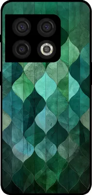 Obrázek produktu pro Smartphonica Pouzdro na telefon vhodné pro OnePlus 10 Pro s potiskem zelených listů - TPU zadní kryt pouzdra s potiskem zelených listů - Green