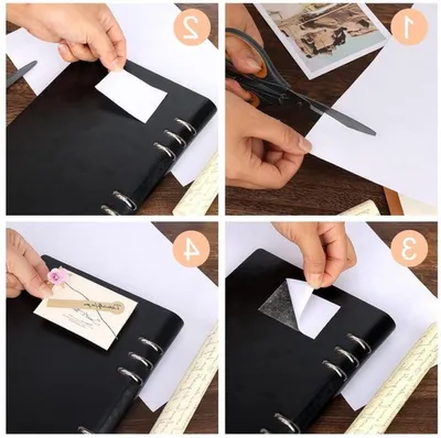 Pack von 18 Doppelseitigen Klebebändern 29 x 21 cm für Kreatives Kartenmachen, Stark und Langlebiges Klebeband