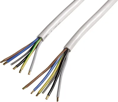 Produktbild von Xavax 110971 Elektroherd-Zuleitung 2,5m Weiß H05VV-F