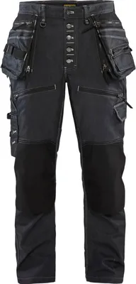 Produktbild von Blakläder Handwerker Bundhose 1999 1141 mit Stretch in zwei Farben, Farbe:marineblau/schwarz, Größe:D92 (D23)