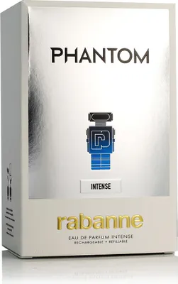 Obrázek produktu pro Rabanne Phantom Intense, Pánské, 150 ml, Nedoplnitelná lahvička, Levandule, Pomerančový květ, Vanilka
