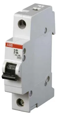 Produktbild von S201-Z4, Miniatur-Leistungsschalter, IP20